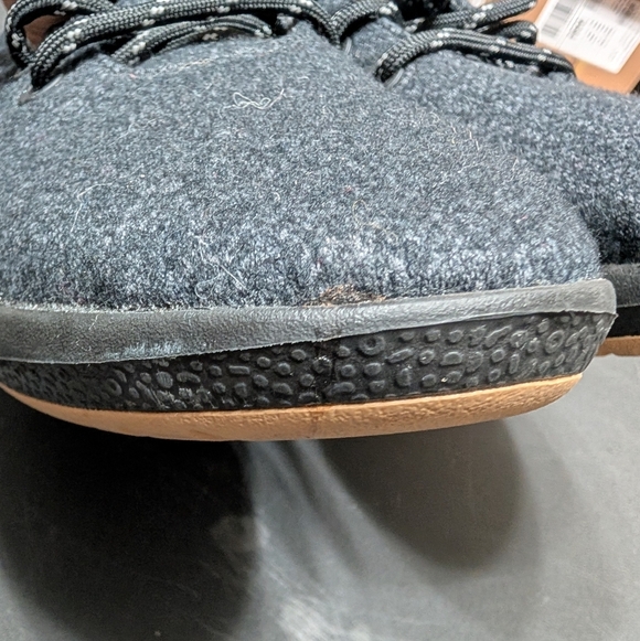 Allbirds Gray Merino Wool Runner Sneakers Black Khaki Mens Size 9 - Picture 7 of 9